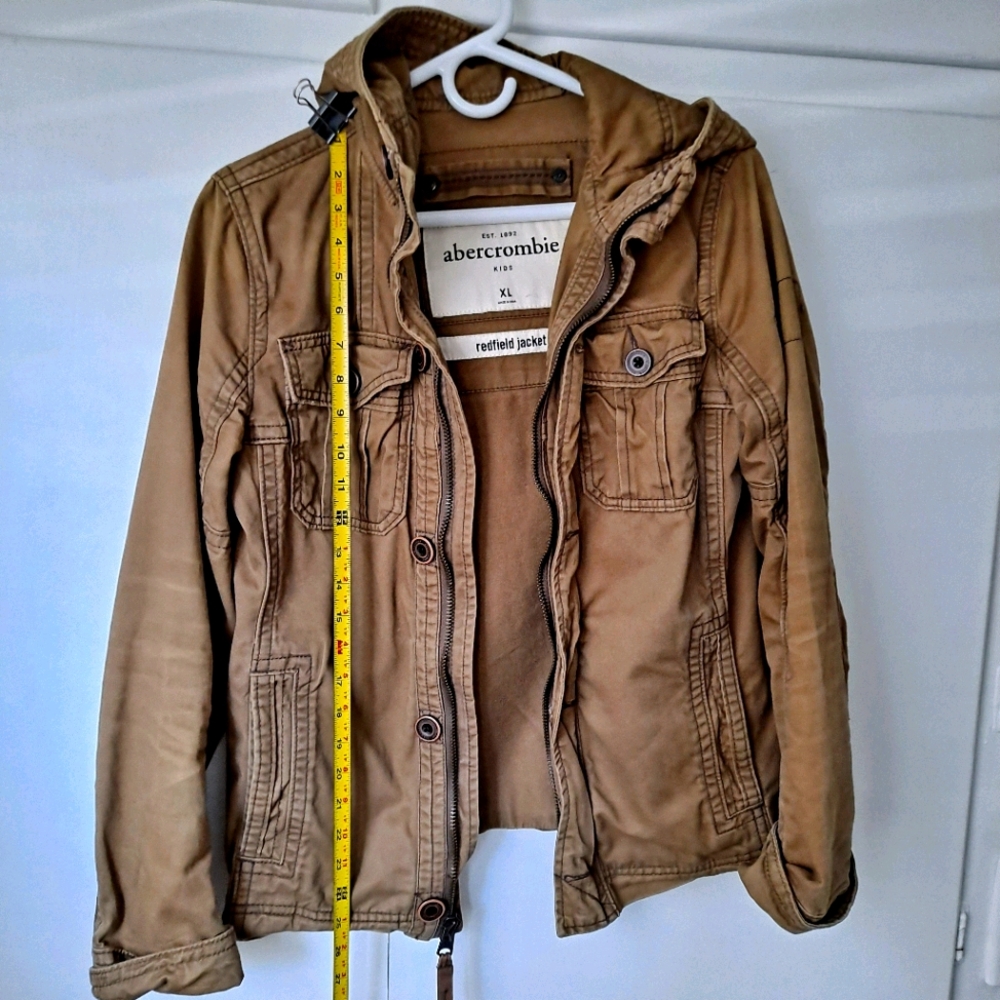 Abercrombie Redfield Military Hoodie Jacket XXS